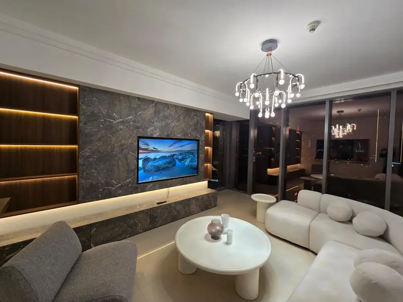 Living — furnished by Nuwah Interiors