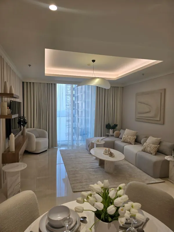 Living — furnished by Nuwah Interiors