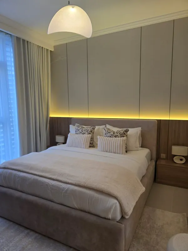 Bedroom — furnished by Nuwah Interiors