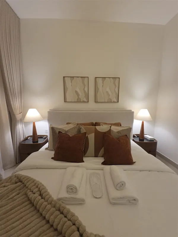 Bedroom — furnished by Nuwah Interiors