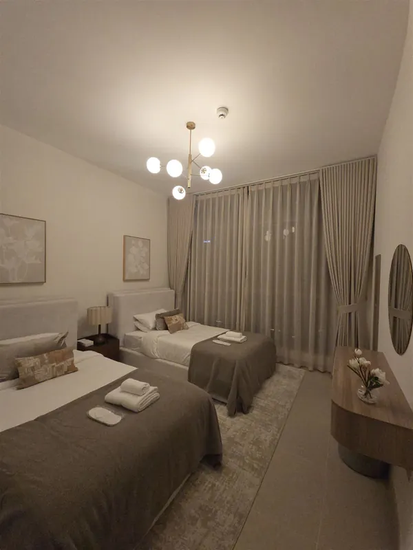 Bedroom — furnished by Nuwah Interiors