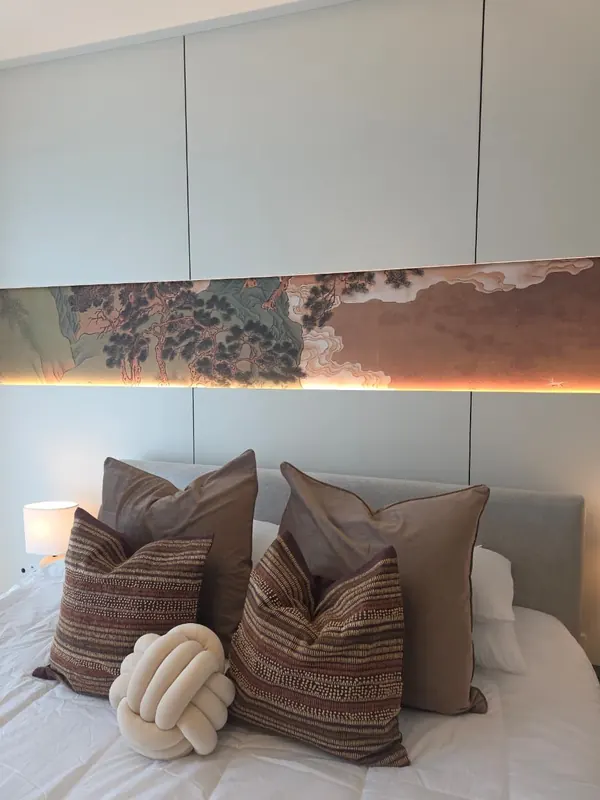 Bedroom — furnished by Nuwah Interiors