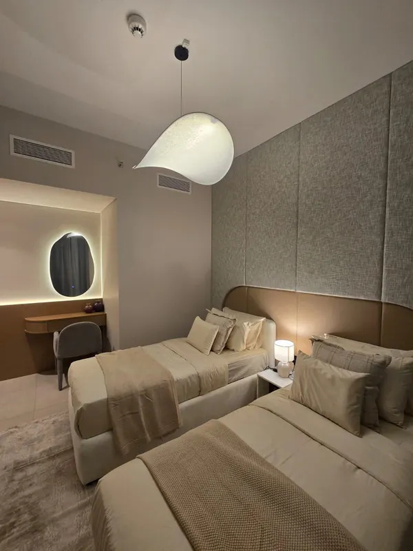 Bedroom — furnished by Nuwah Interiors
