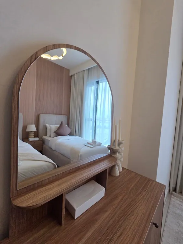 Bedroom — furnished by Nuwah Interiors