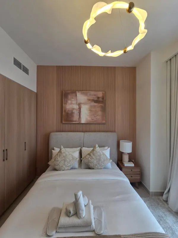 Bedroom — furnished by Nuwah Interiors