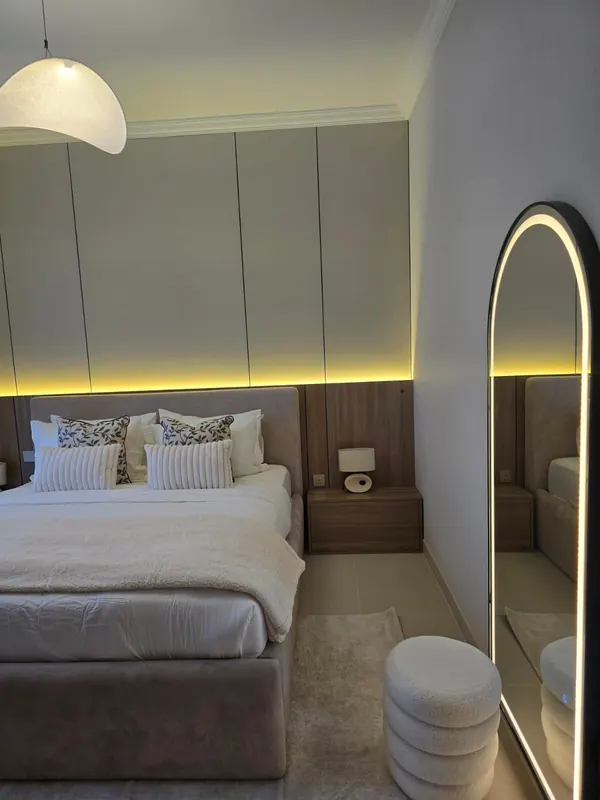 Bedroom — furnished by Nuwah Interiors