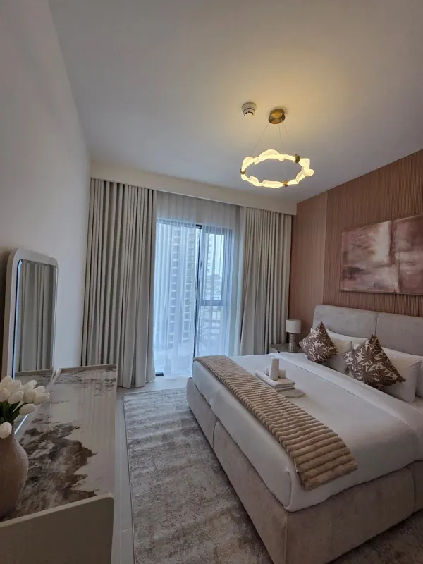 Bedroom — furnished by Nuwah Interiors