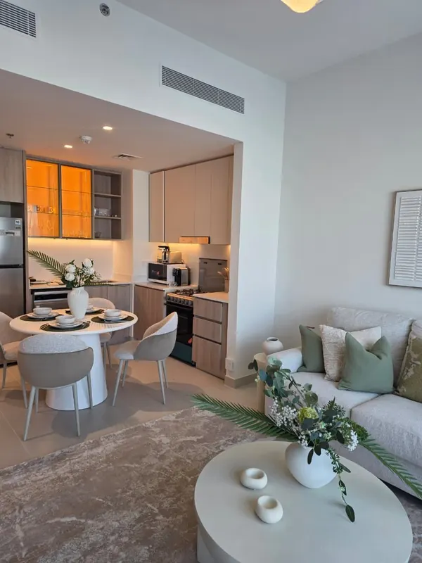 Dining and kitchen